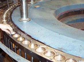 Stainless steel plates seated in Belzona for full support and corrosion protection Stainless steel plates seated in Belzona for full support and corrosion protection